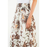 Floral Print Skirt THML