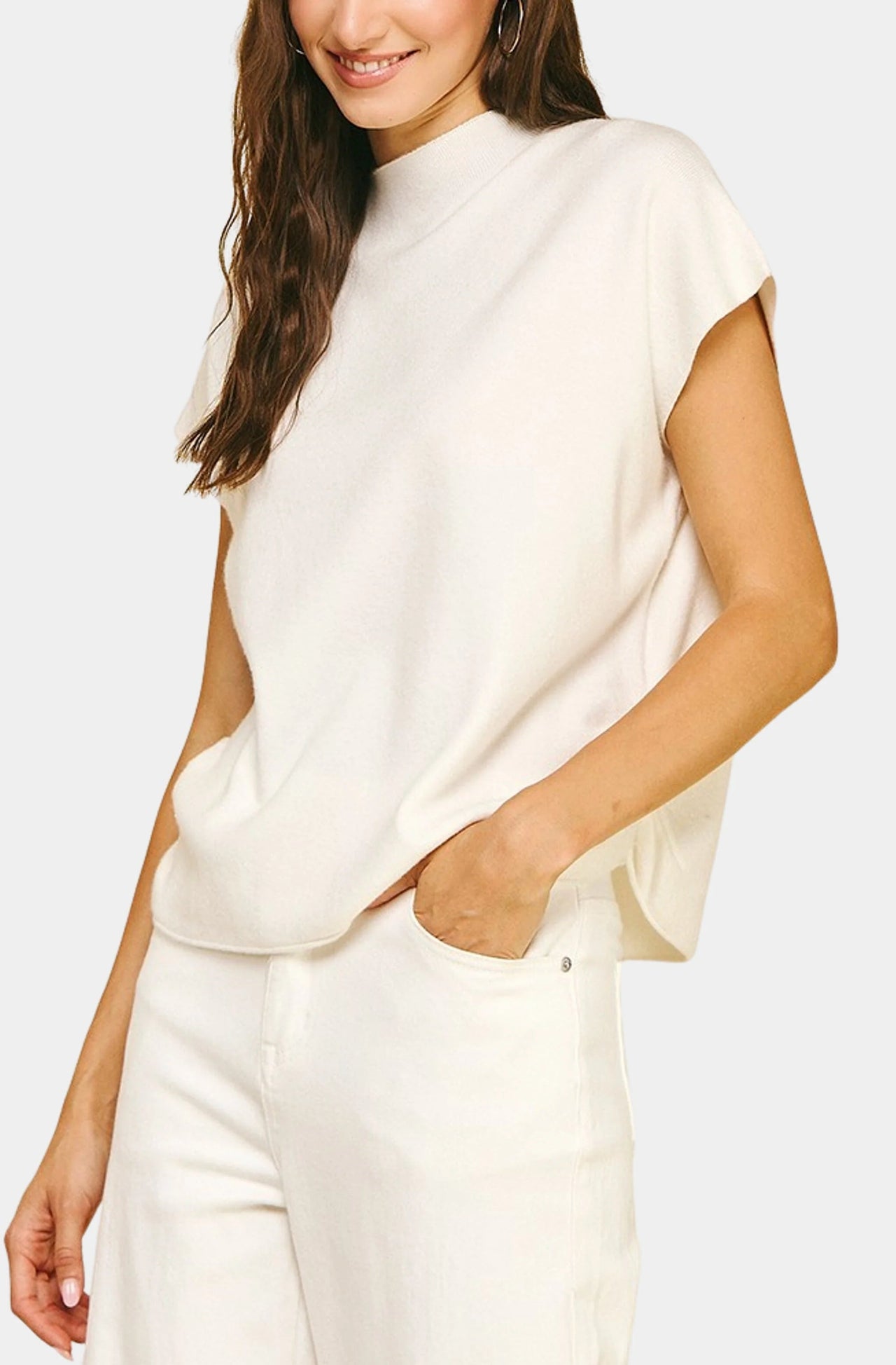 Parker Short Sleeve Sweater Pinch