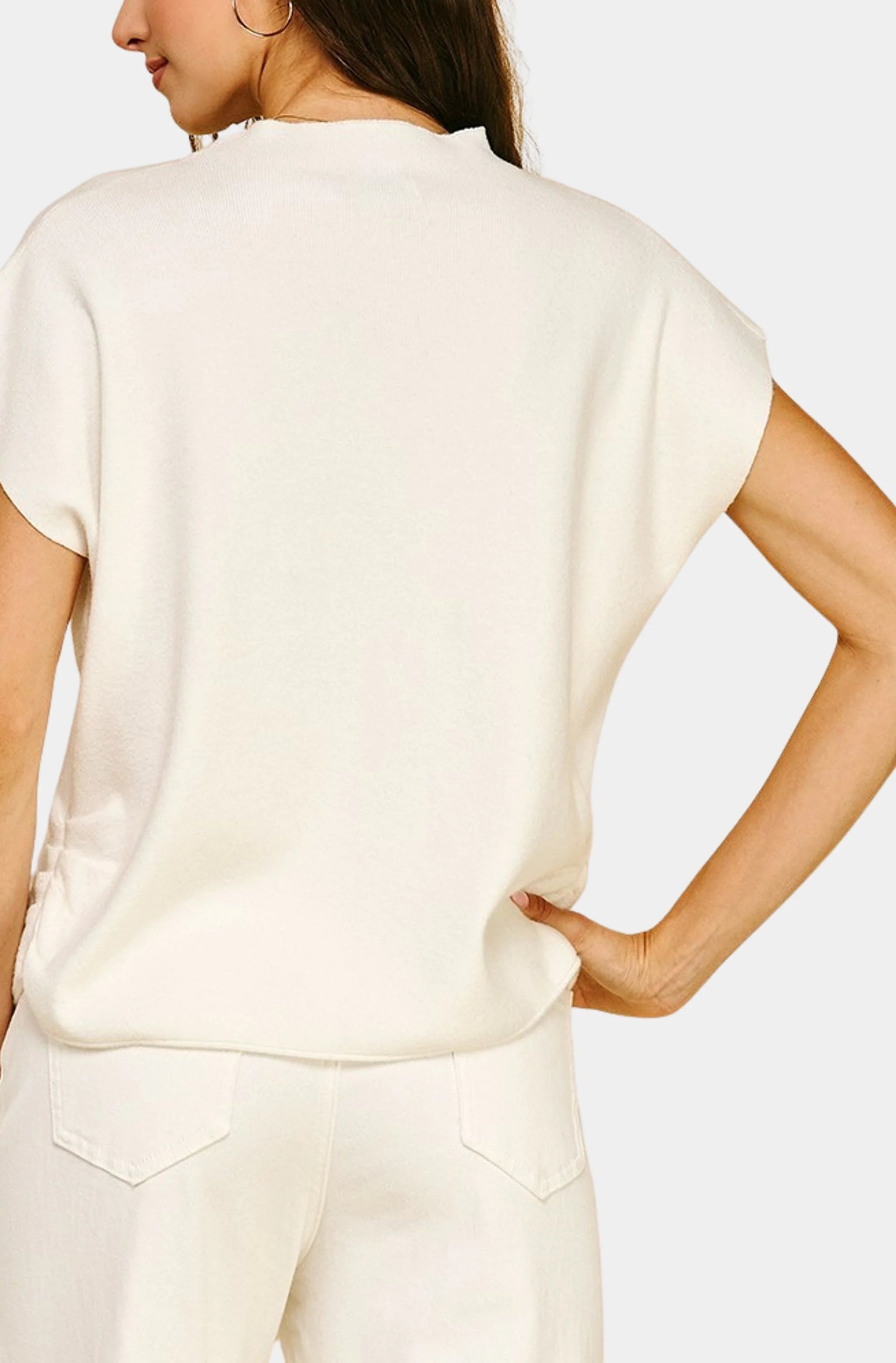 Parker Short Sleeve Sweater Pinch
