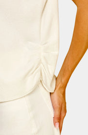Parker Short Sleeve Sweater Pinch