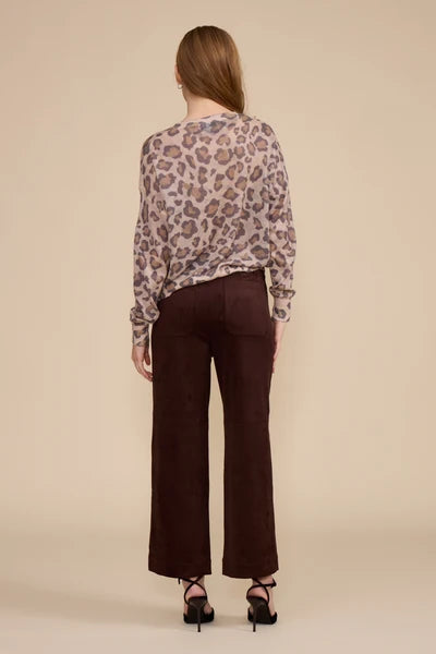 Leon Faux Suede Pant Lucy Paris