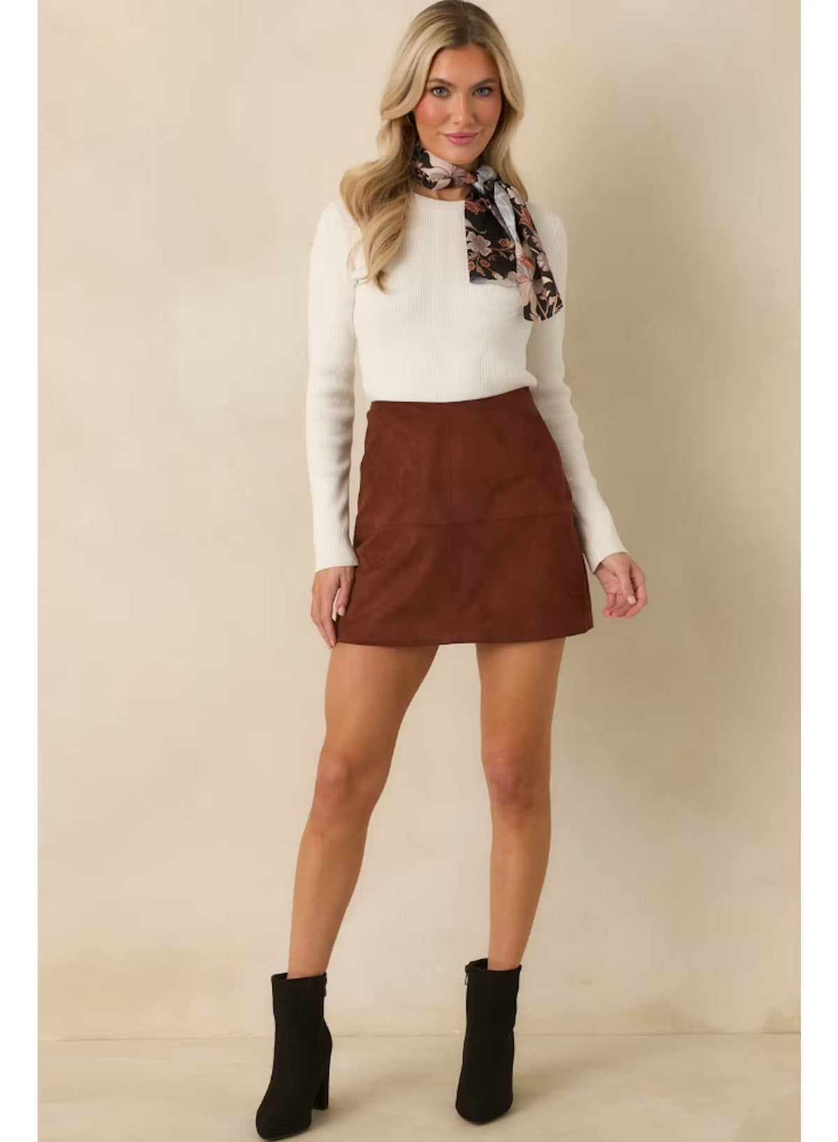 Marais Vegan Suede Skirt Prosperina