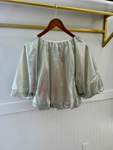 Boatneck Balloon Sleeve Top THML