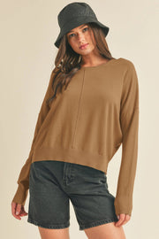 Round Neck Lightweight Sweater Merci