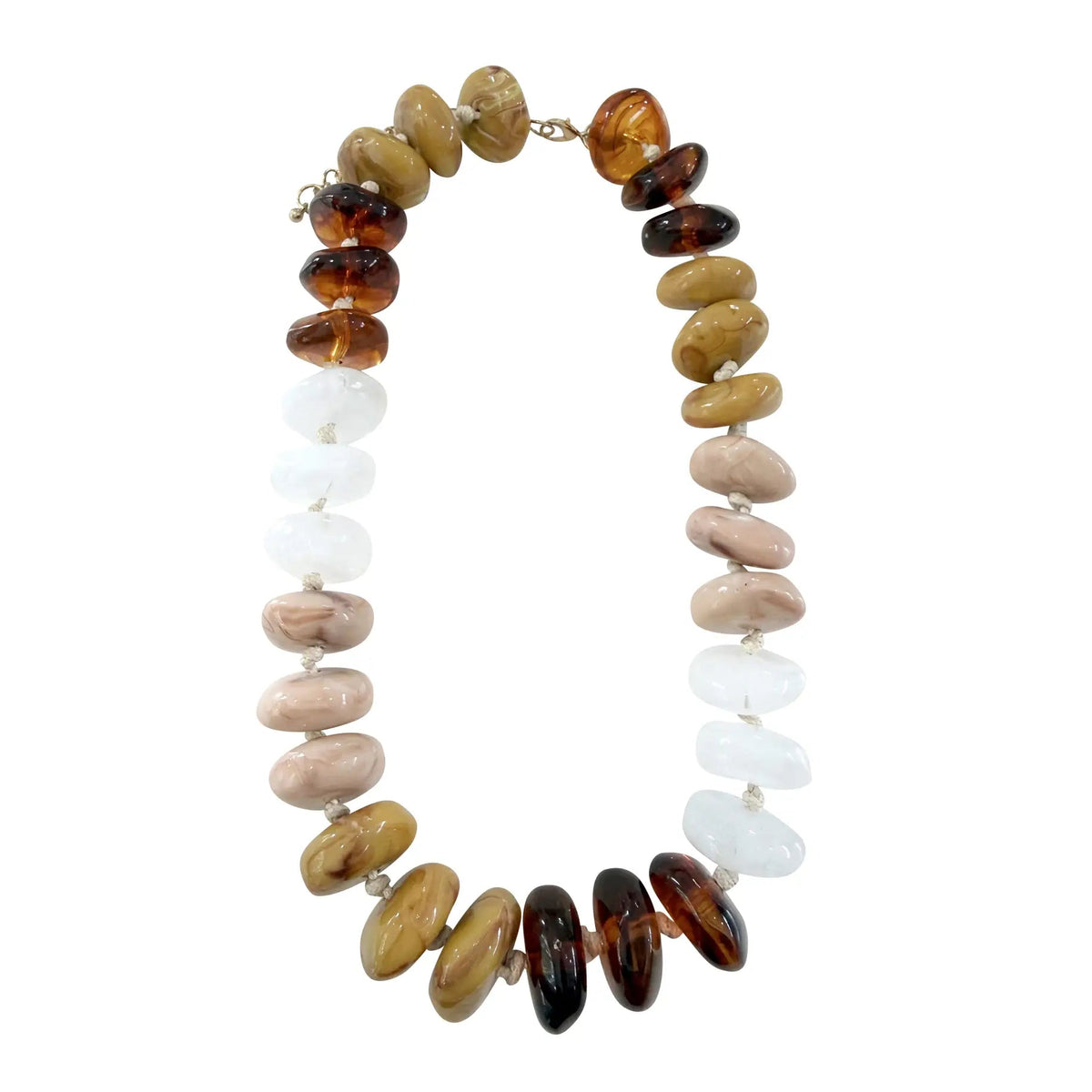 Delray Chunky Beaded Necklace Gemelli