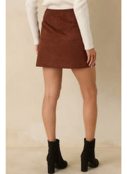 Marais Vegan Suede Skirt Prosperina