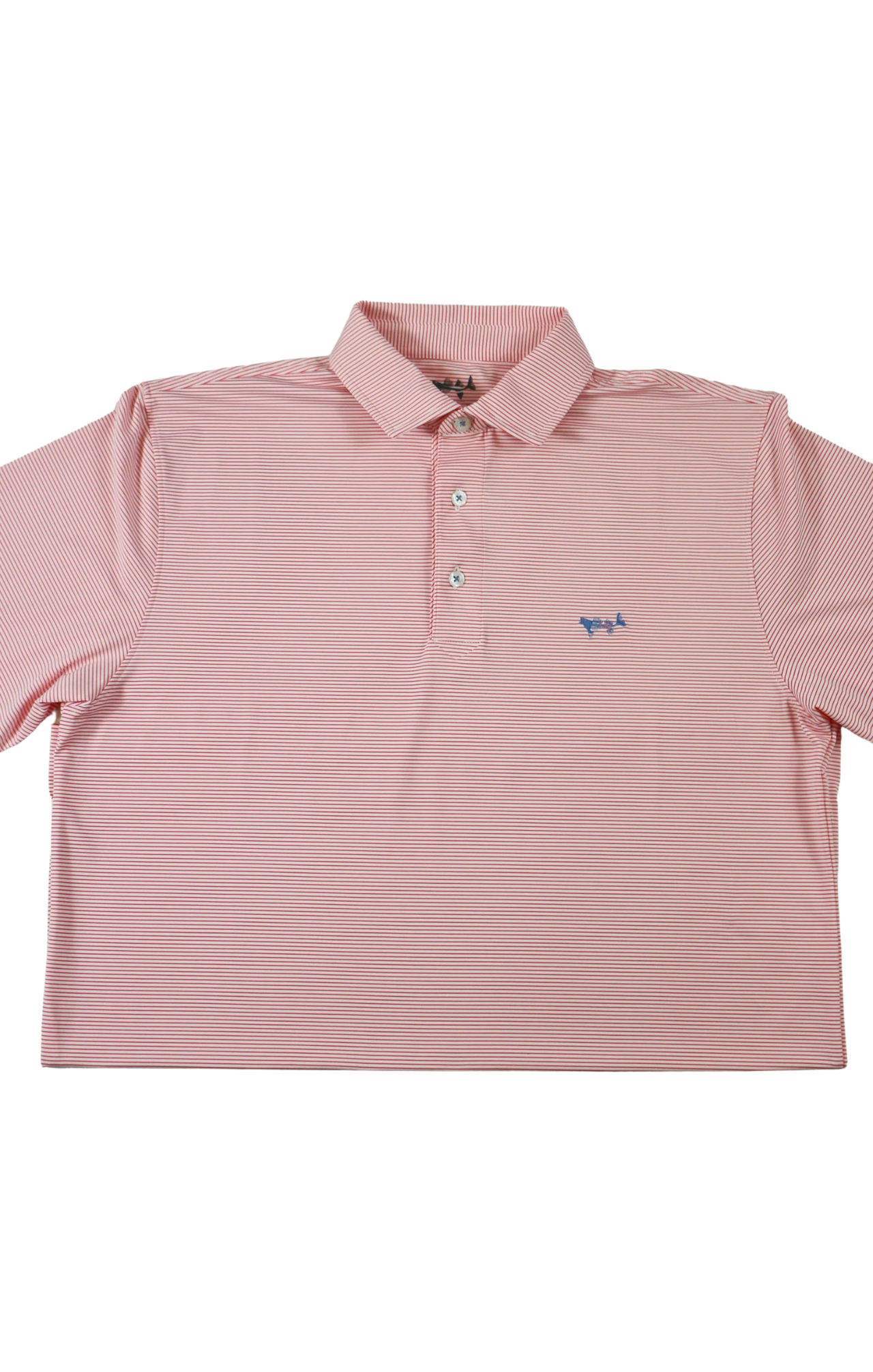 Yarn Dyed Stripe Performance Polo | Coastal Cotton