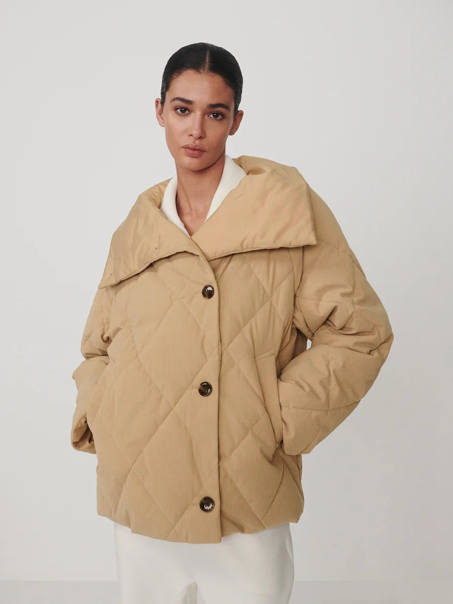 Evren Short Quilted Coat | Varley Varley