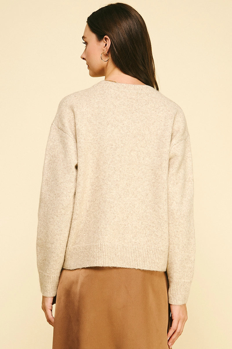 Cowboy Graphic Crew Sweater Pinch