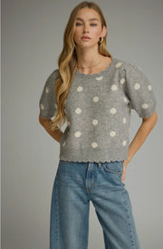 Angie Short Sleeve Sweater Entro