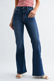 Super Stretch Flare Jeans Just Black Denim