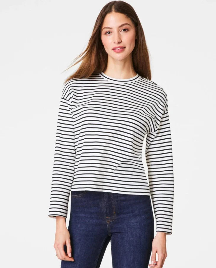 SPANX® AirEssentials Long Sleeve Side Slit Top Spanx