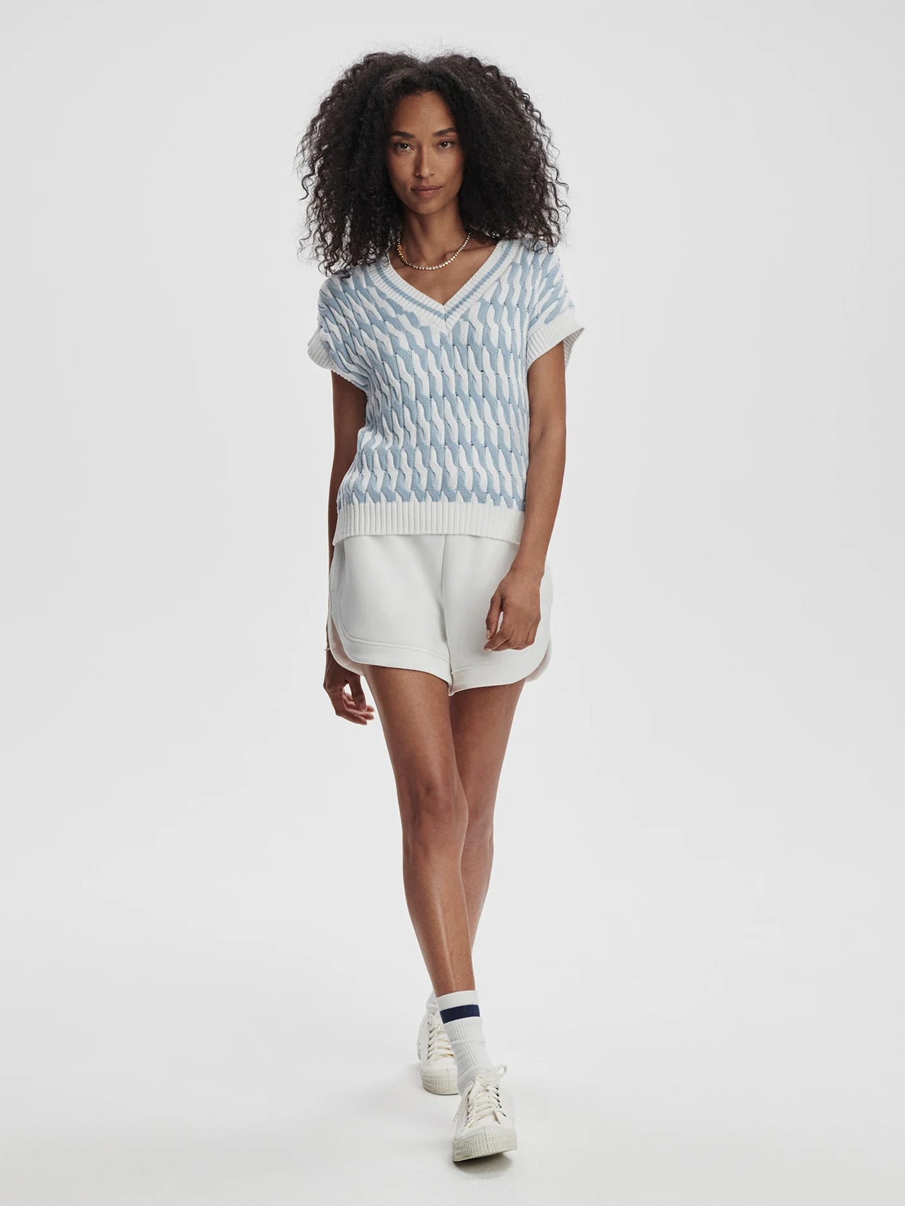 Varley | Alfie Cable Knit Vest
