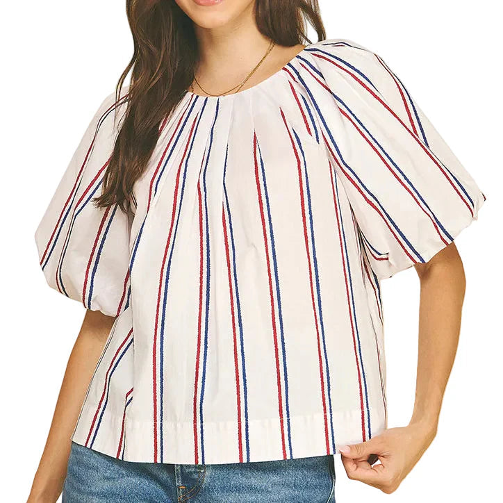 Red White & You Top Pinch