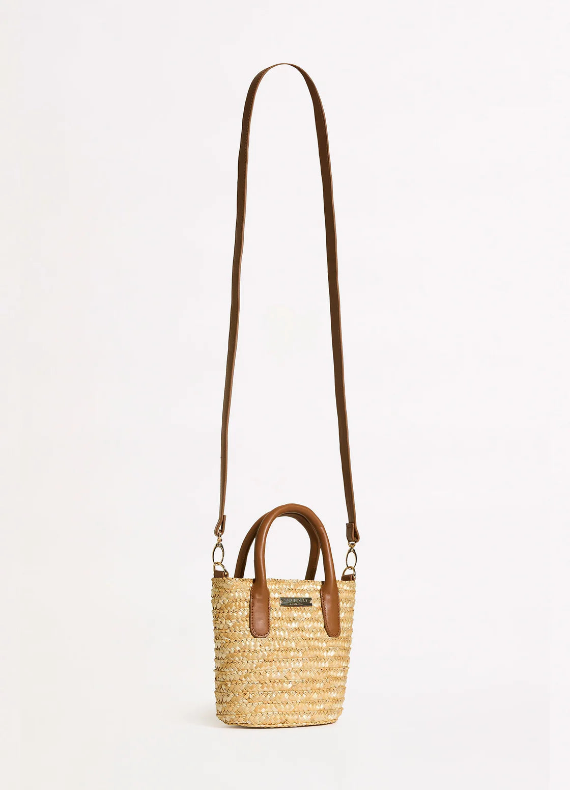 Micro Straw Tote Bag