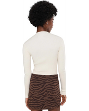 High Neck Ribbed Cardigan Sanctuary