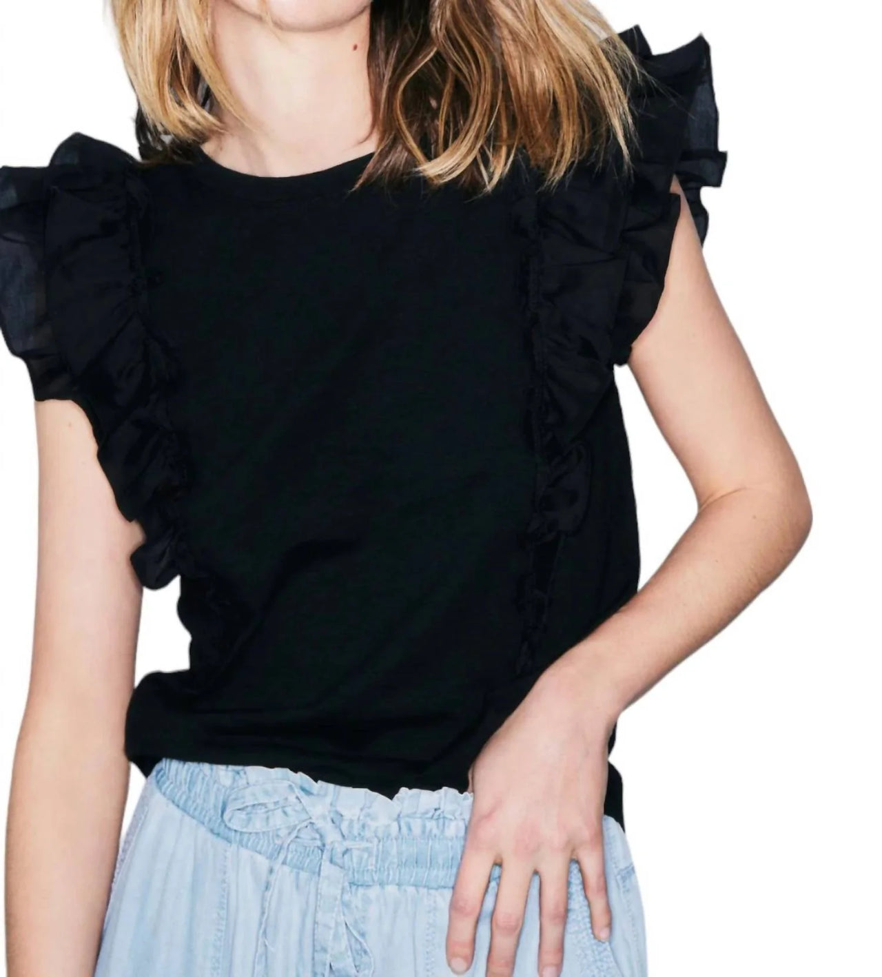 MARBELLA RUFFLE TOP