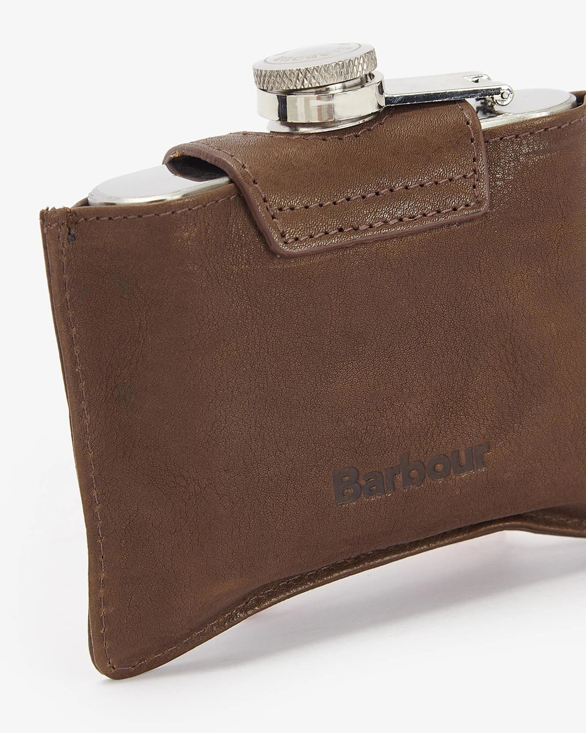 4oz Hinged Hip Flask | Barbour Barbour