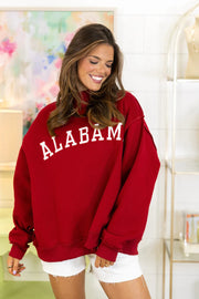 Alabama Mock Neck Sweatshirt Bucketlist Inc.