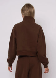 Malta Button-Up Mockneck Pullover RD Style