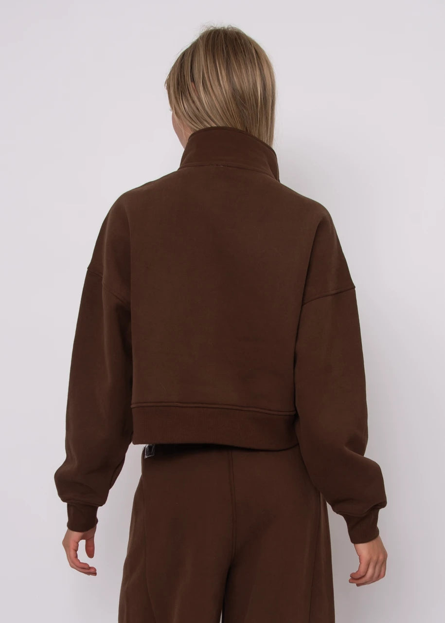 Malta Button-Up Mockneck Pullover RD Style