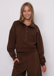 Malta Button-Up Mockneck Pullover RD Style