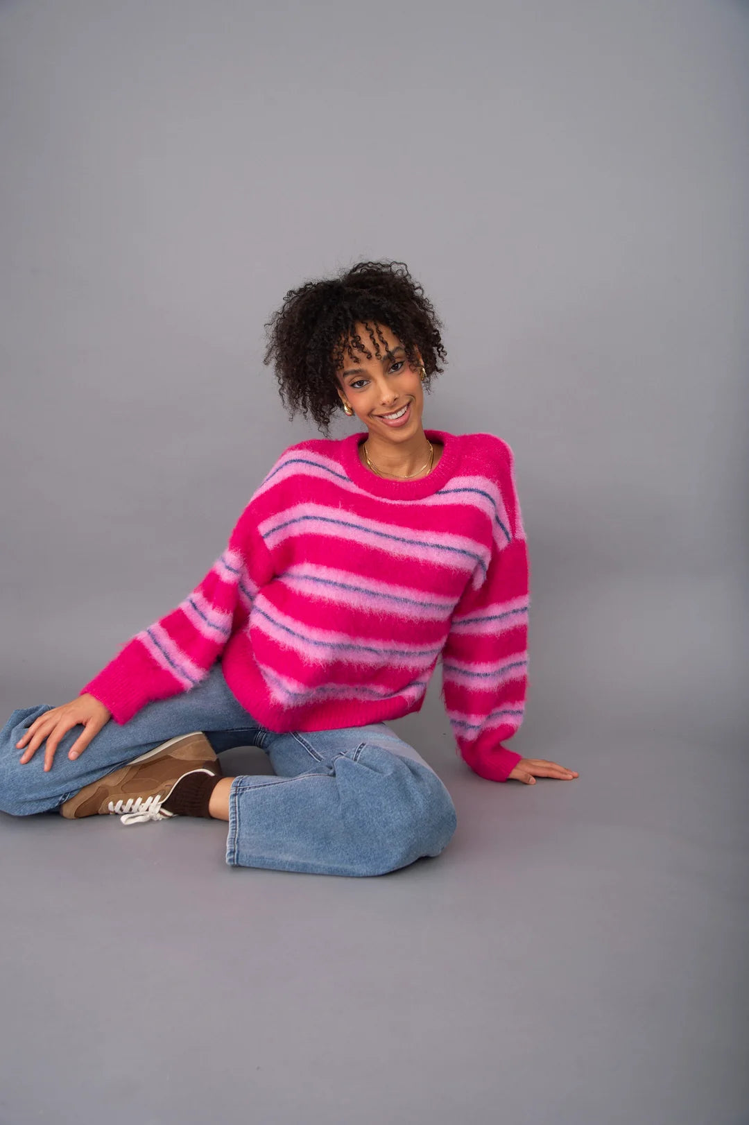 Zeta Striped Sweater RD Style