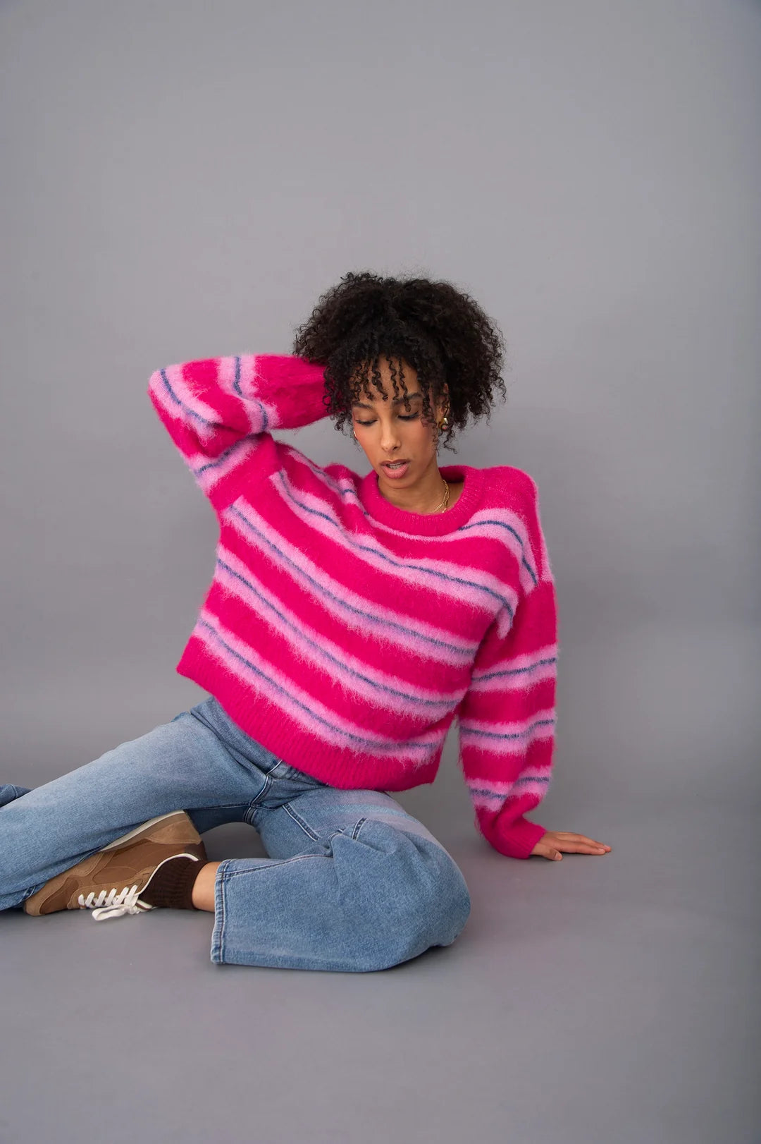 Zeta Striped Sweater RD Style