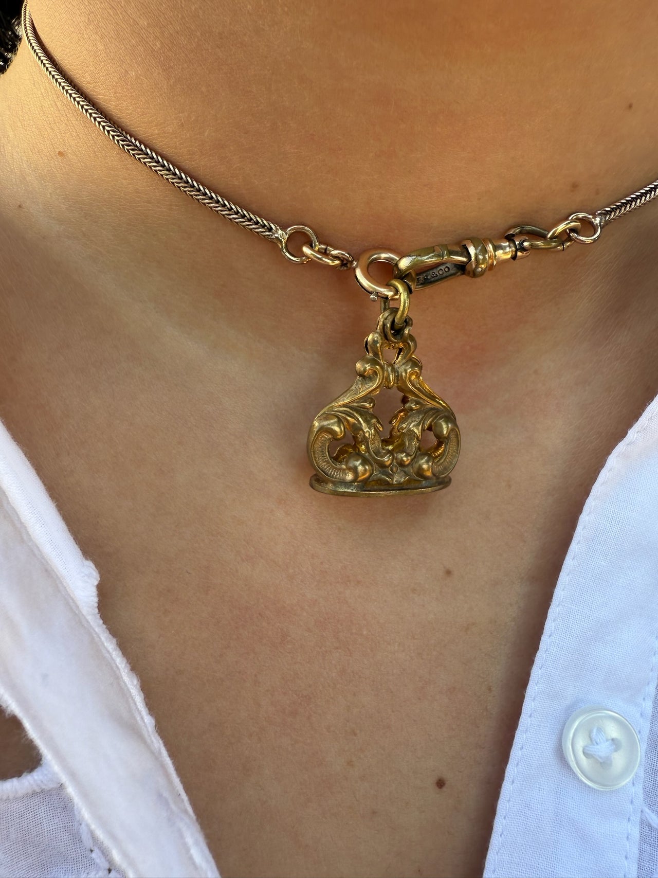 Gold Filled 14" Chain with Charm