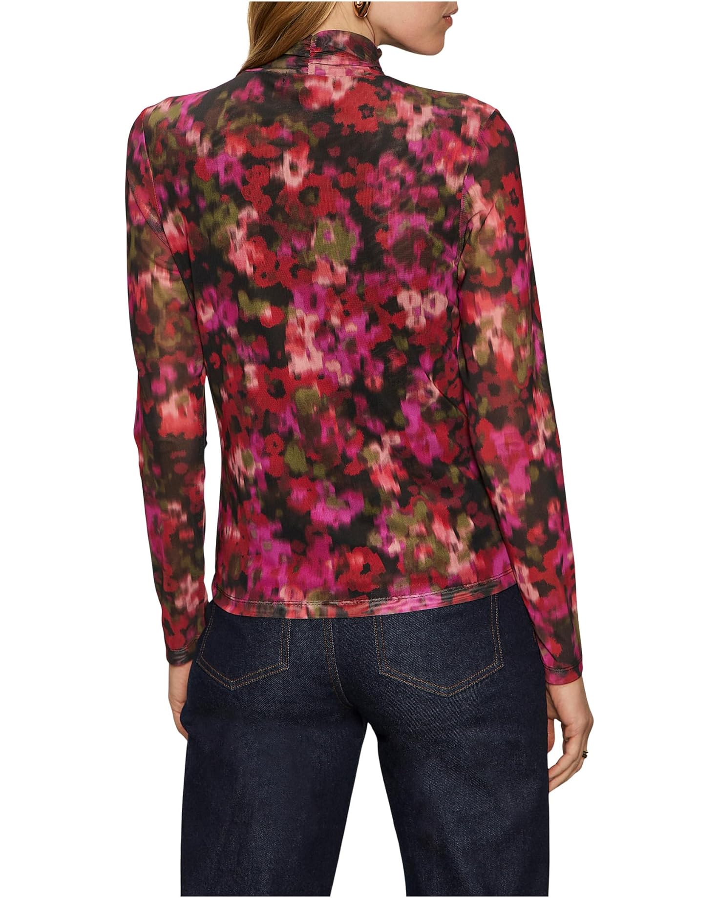 Long Sleeve Mesh Mock Sanctuary