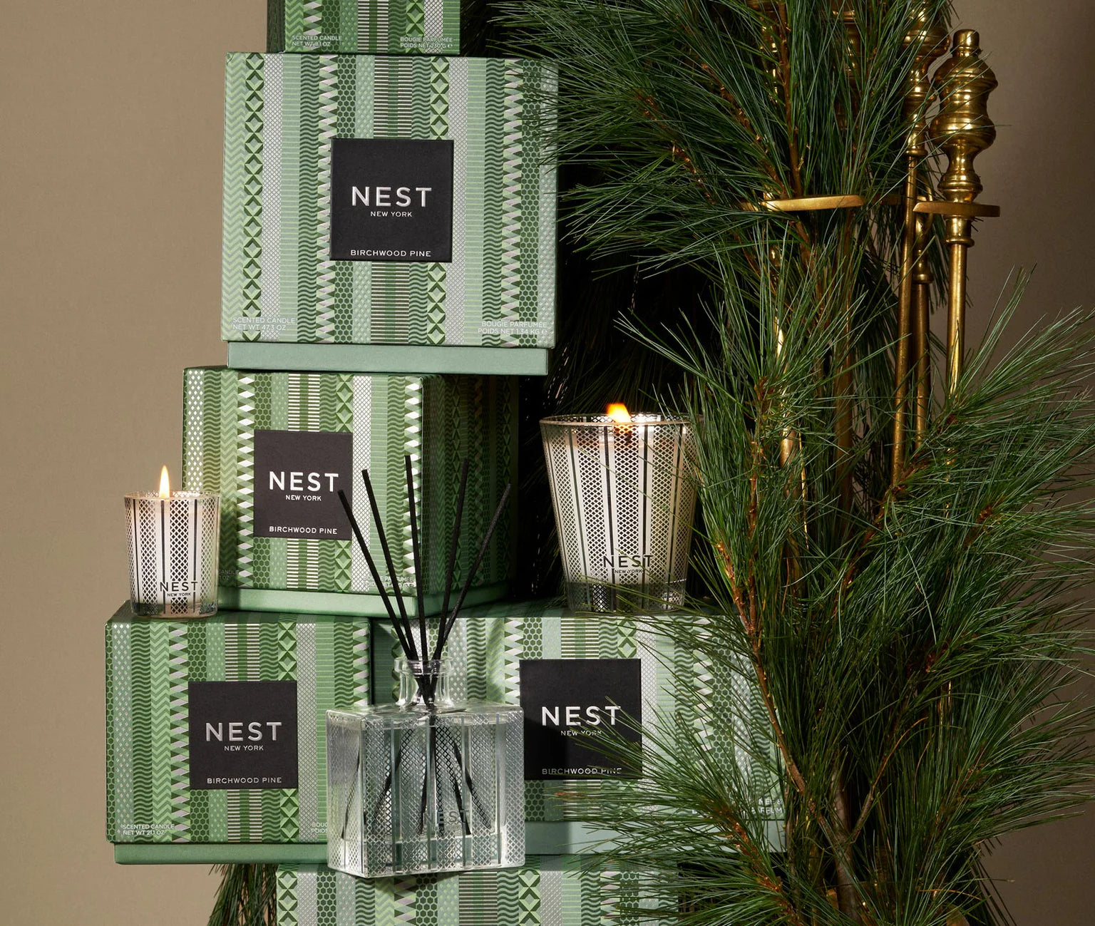 Nest Birchwood Pine Classic 8.1oz Candle Nest