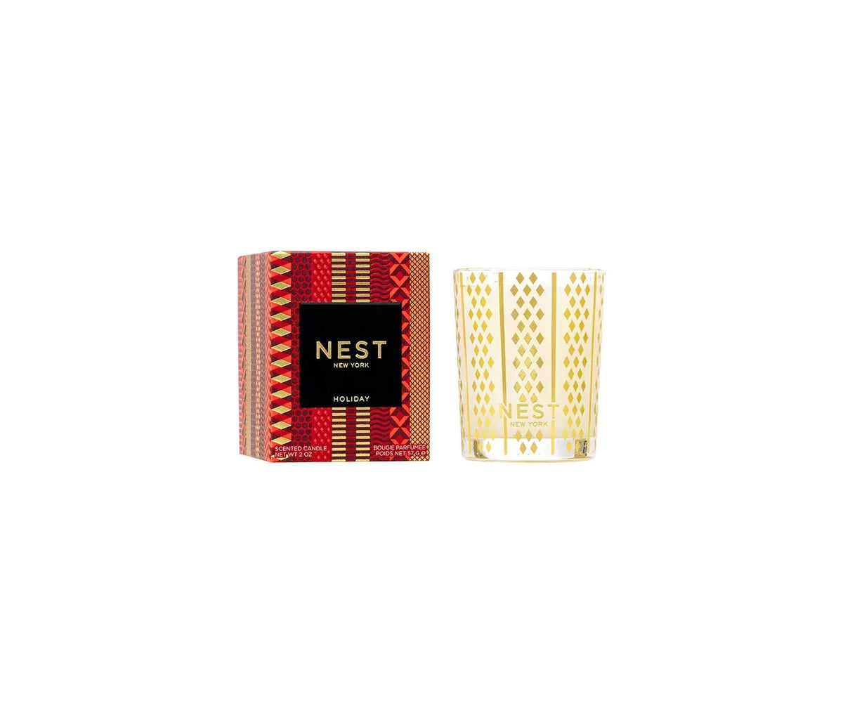 Nest Holiday Votive 2oz Candle Nest