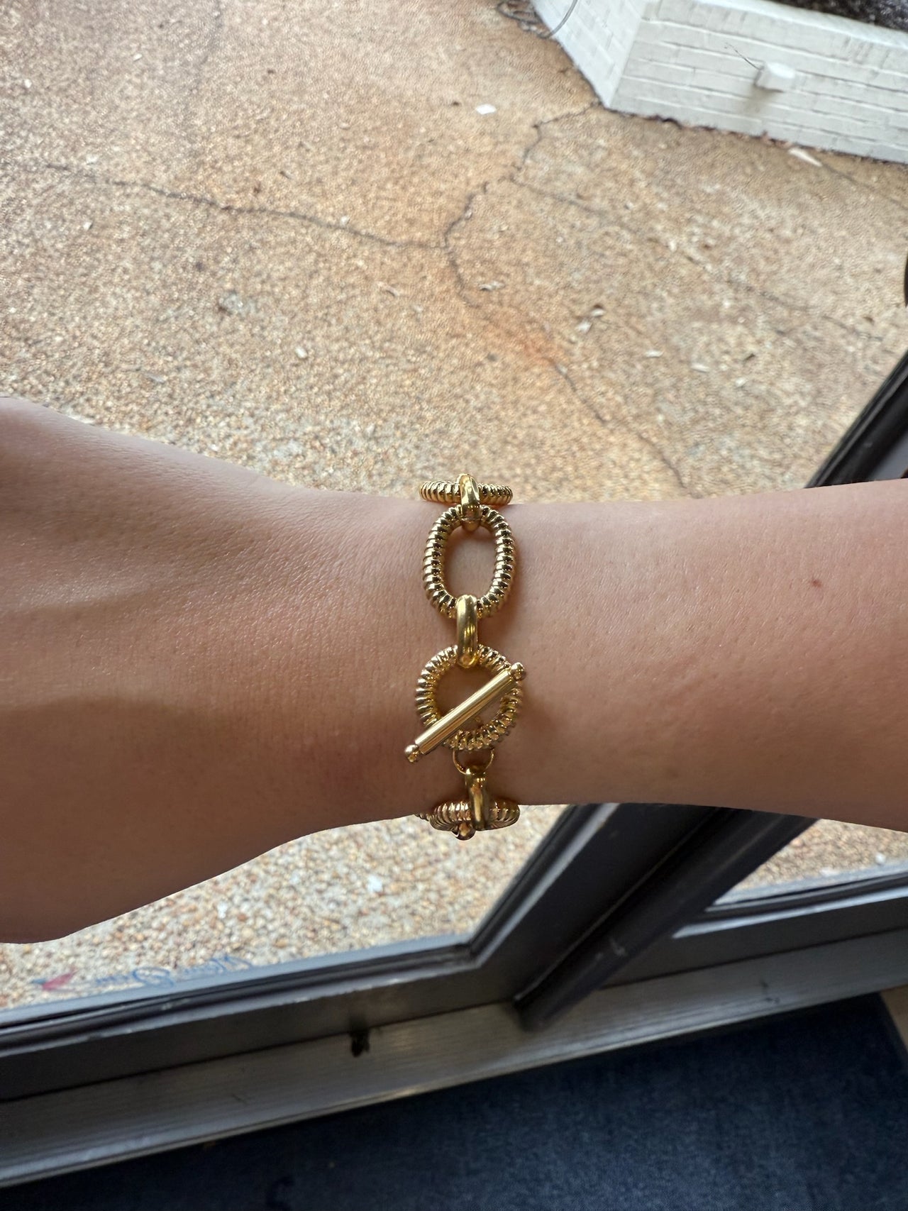 Gold Link Bracelet