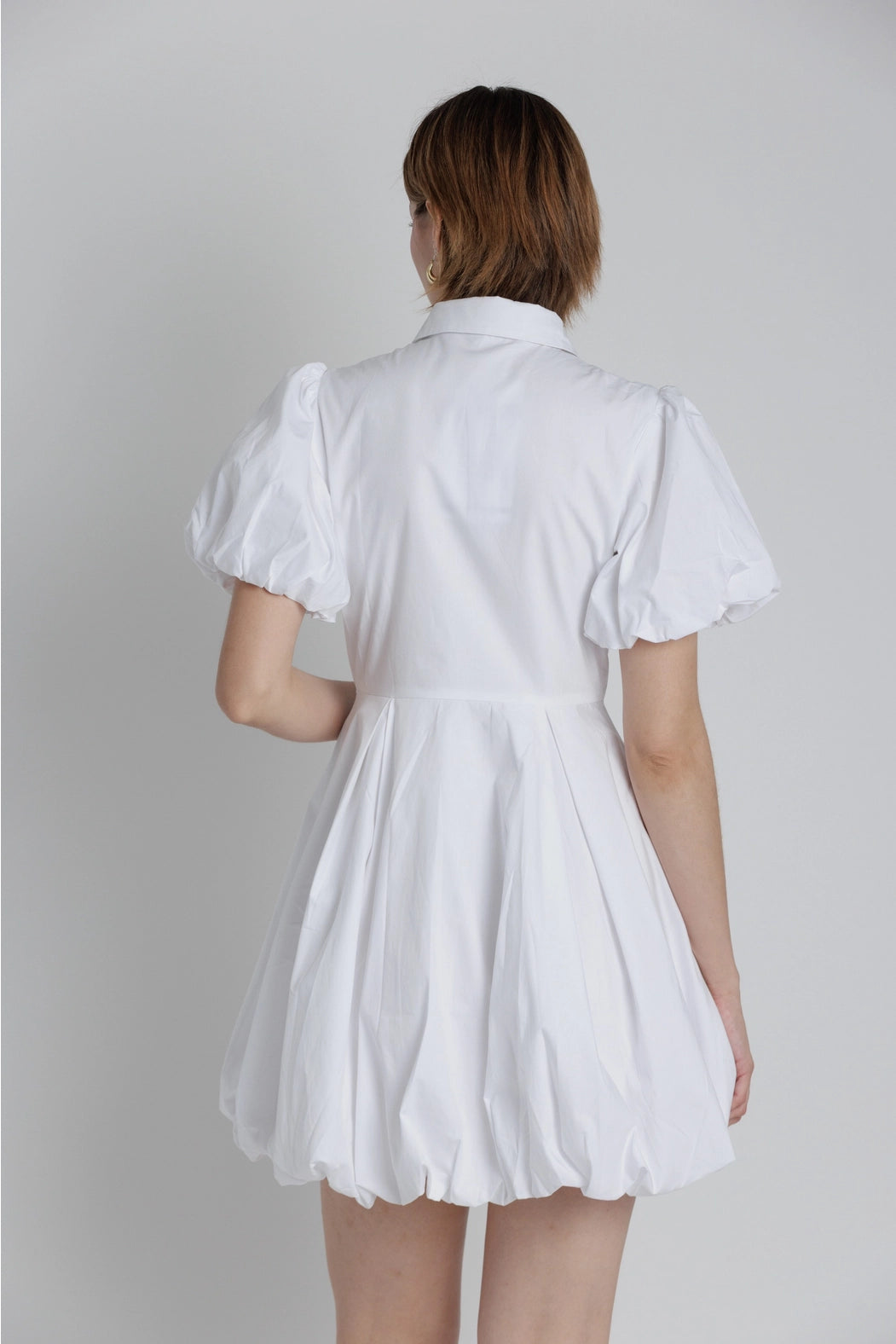 Bubble Hem Mini Shirt Dress Shop Expeditions