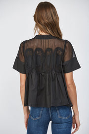 MESH COMBINED TOP WITH APPLIQUE Shop Expeditions
