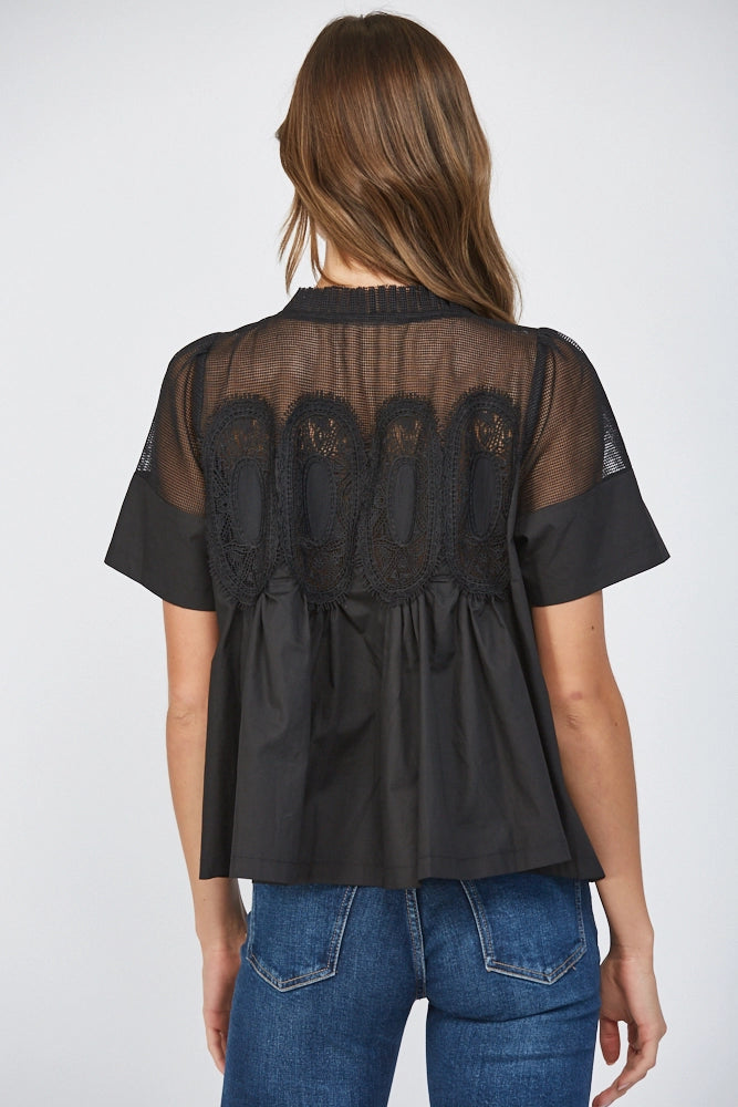 MESH COMBINED TOP WITH APPLIQUE Shop Expeditions