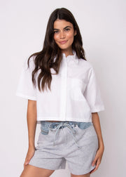 Azalia Poplin Short Sleeve Shirt RD Style
