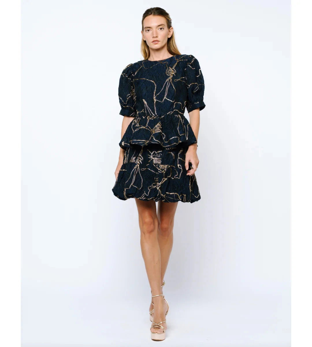 Raz Bubble Hem Mini Skirt Ciebon