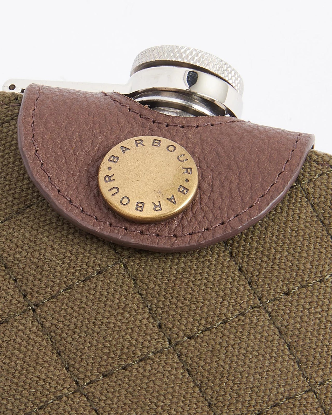 Padbury Quilted Hip Flask Barbour