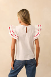 EVA RUFFLE TOP Prosperina