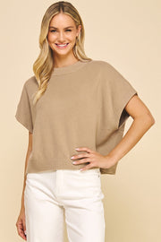 Dropped Shoulder Sweater Top Pinch