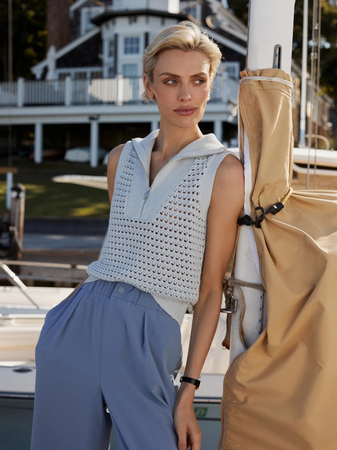 Bains Half-Zip Tank | Varley
