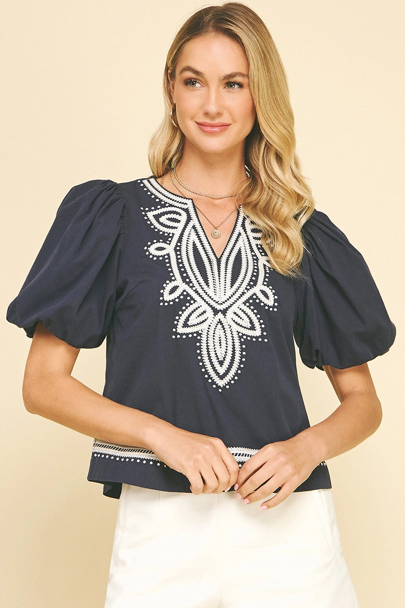 Jenny Puff Sleeve Shirt Pinch