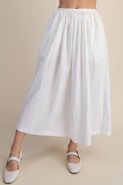 A-Line Midi Skirt Glam