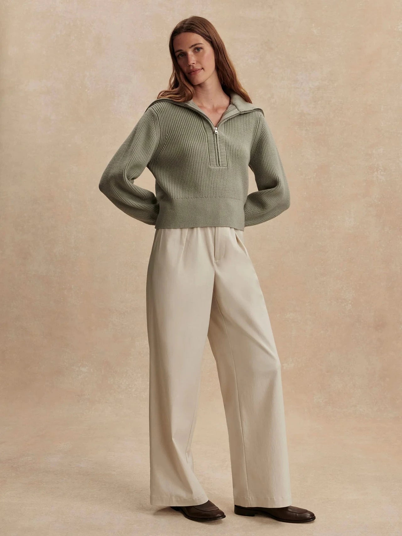 Maura Half-Zip Rib Knit | Varley Varley