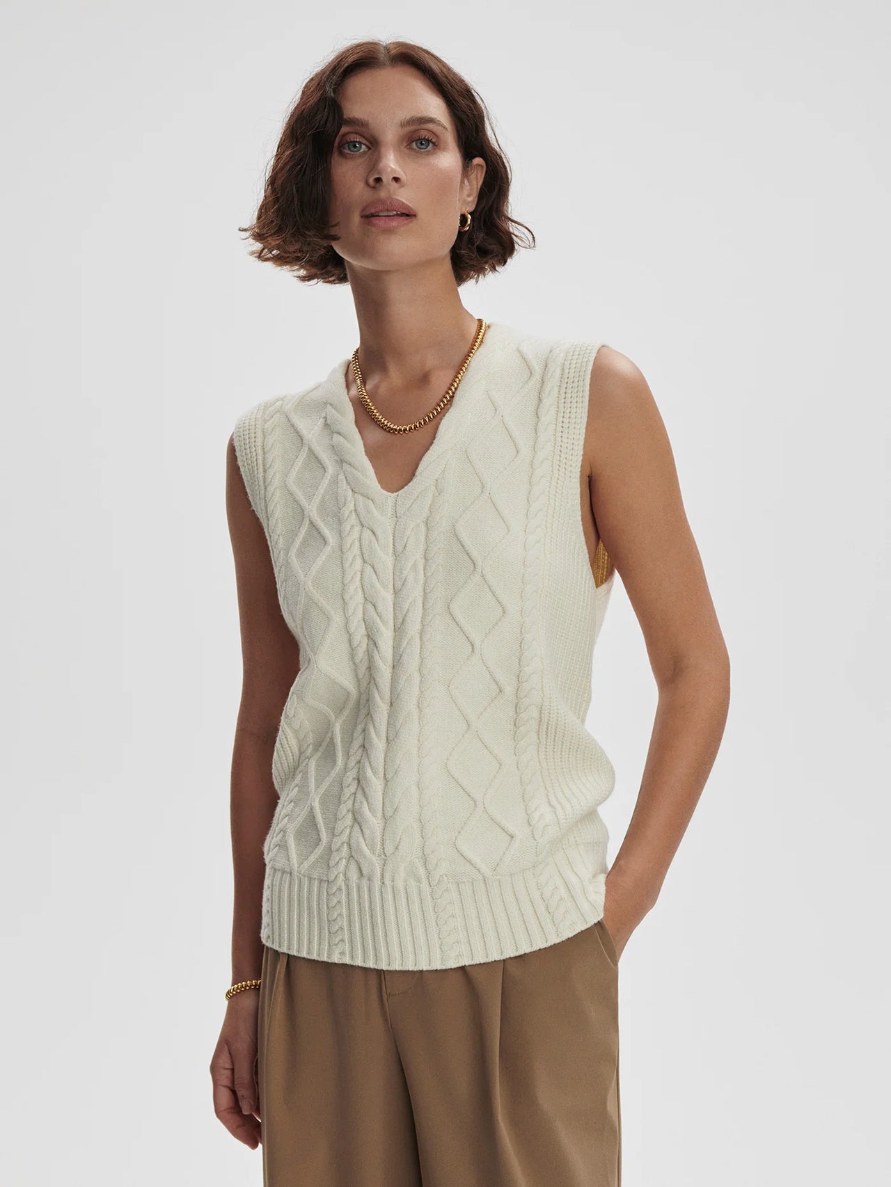Varley | Kay Cable Knit Vest