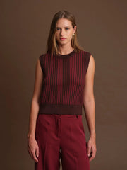 Bruce Knit Vest Deluc
