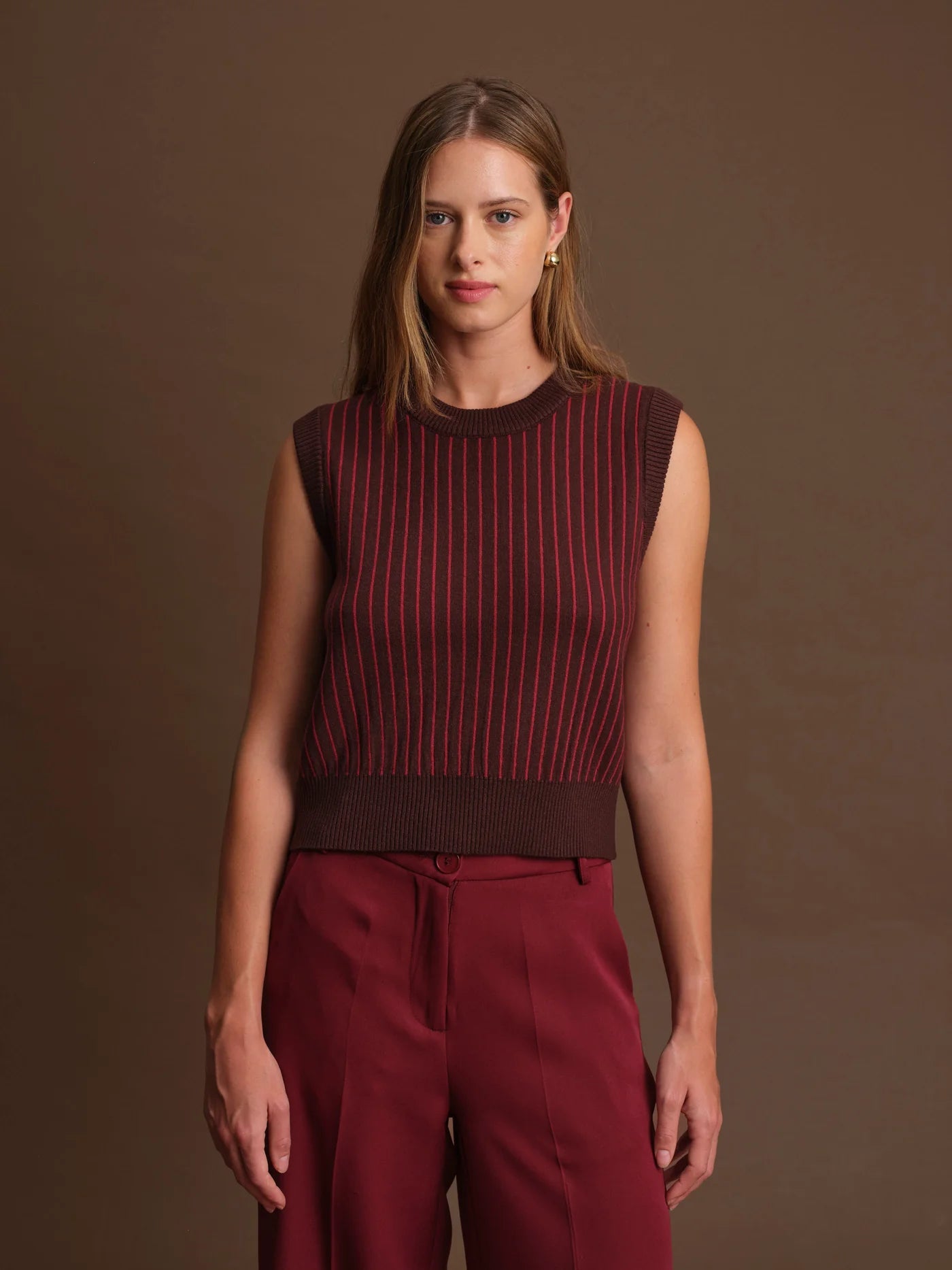 Bruce Knit Vest Deluc