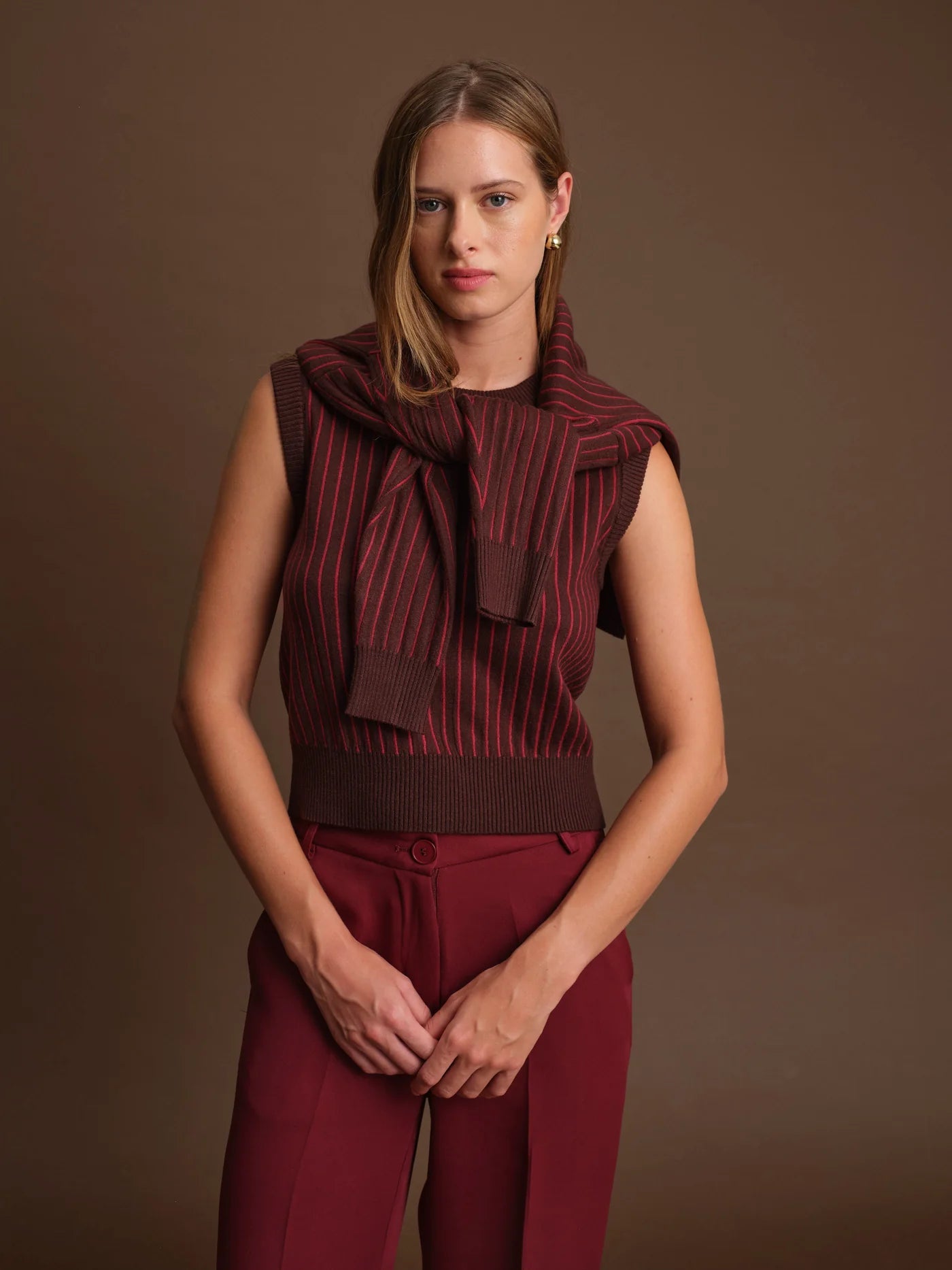 Bruce Knit Vest Deluc