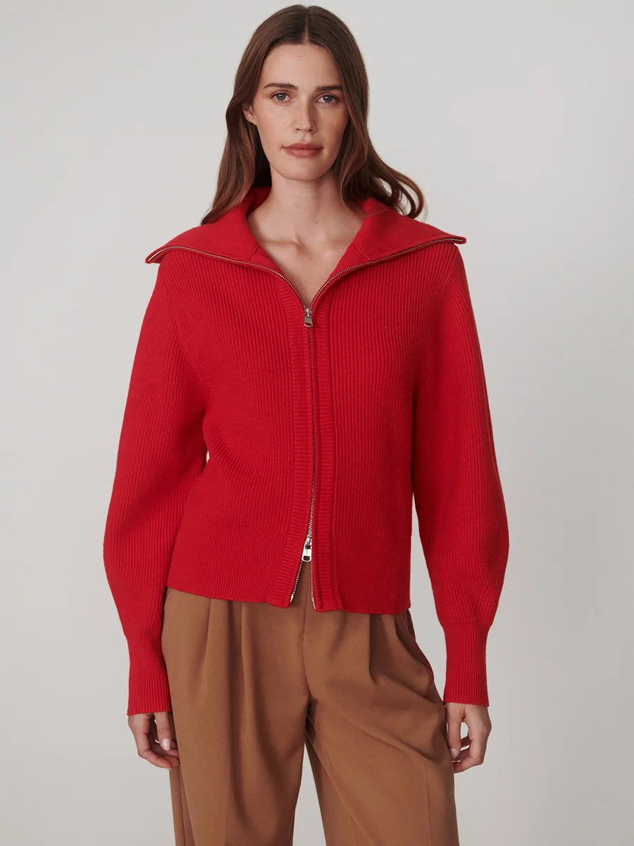 Enrico Zip-Through Knit Jacket | Varley Varley